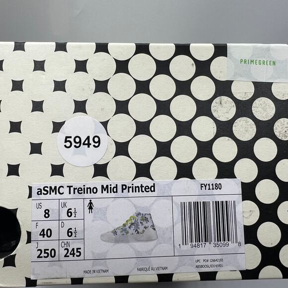 Adidas X Stella McCartney Women's Treino Mid Printed Floral Sneakers US 8 NWT - Picture 7 of 7